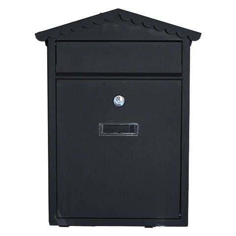 BLACK MAILBOX 35.5x26x9cm