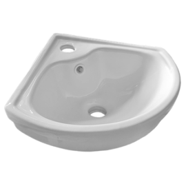 HJBF021 BASIN WALL HUNG CORNER 14” SINK