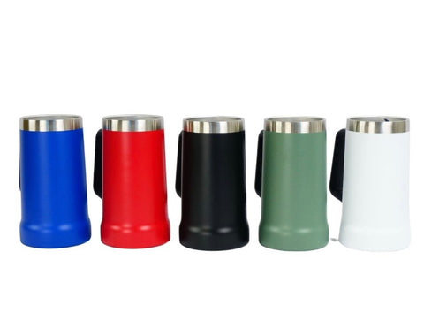 WS 24oz stainless steel vacuum insulated beer stein #701