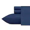NAUTICA FULL SIZE BED SHEET SOLID NAVY BLUE (4PC)