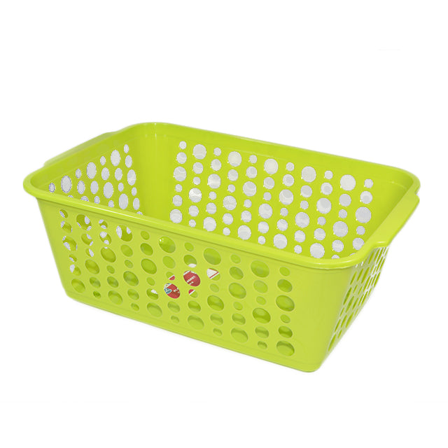 PLASTIC STORAGE BASKET