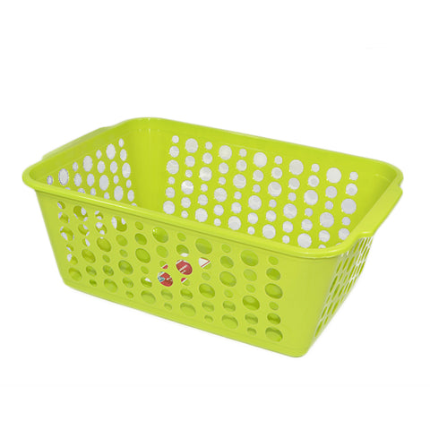 PLASTIC STORAGE BASKET