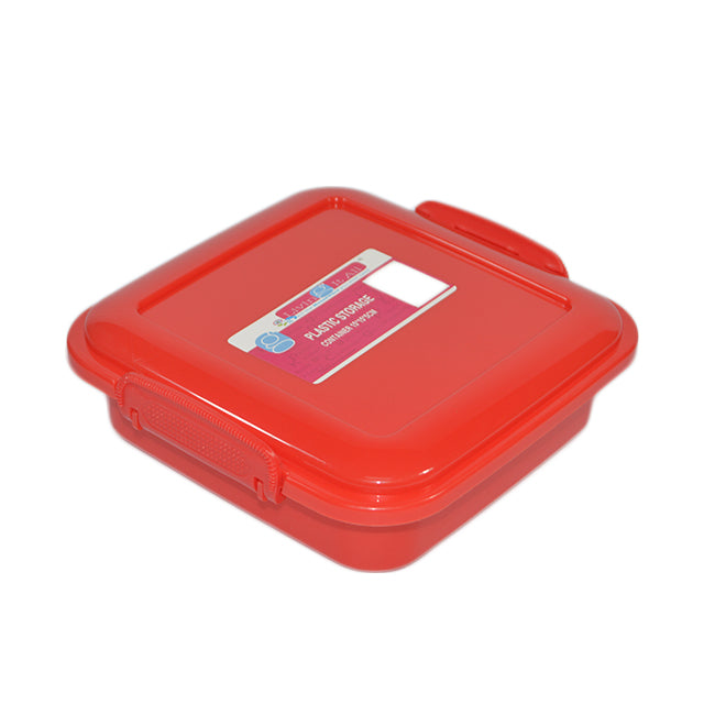 PLASTIC SNAP & LOCK CONTAINER SQ