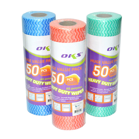 OKS HEAVY DUTY WIPES 50PCS