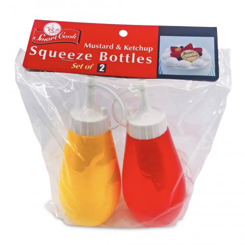 MUSTARD & KETCHUP SQUEEZE BOTTLES 2PC