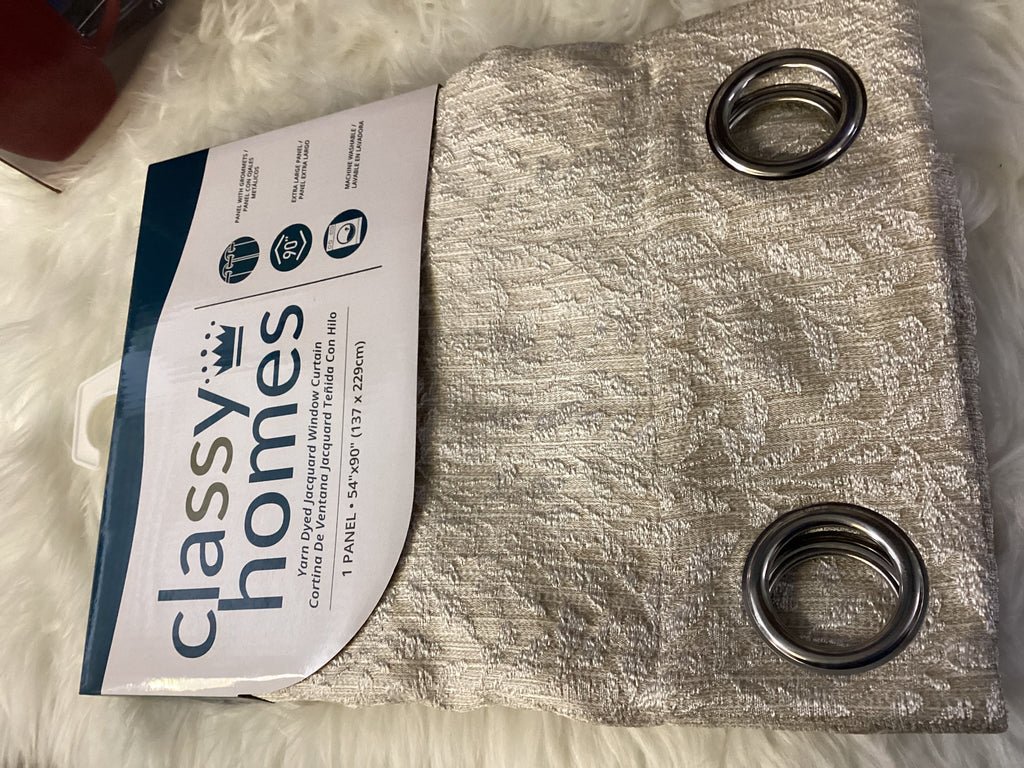 CLASSY HOMES JACQUARD CURTAIN