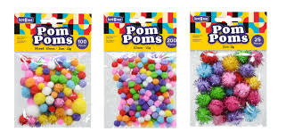 POM POMS CRAFT (200pcs)