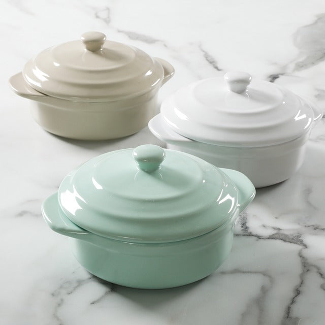 MARTHA STEWART MINI CASSEROLE DISH W/LID
