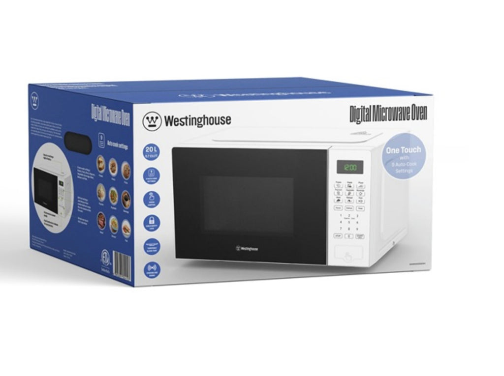 WESTINGHOUSE 0.7CU FT DIGITAL MICROWAVE WHITE