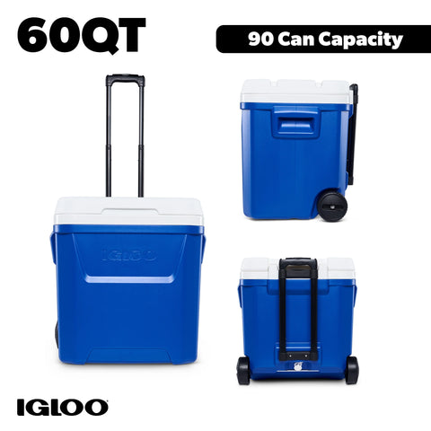 IGLOO 60Qrt Roller cooler