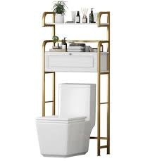 MASIKA TOILET SHELF ORGANIZER (Gold)