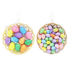 EASTER HAT PARADE EGGS IN BASKET