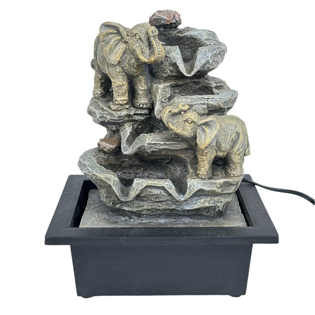 POLY/PLASTIC FOUNTAIN WITH LIGHT