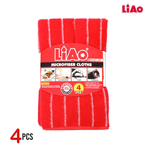 LIAO 4PC MICROFIBER CLOTH SET