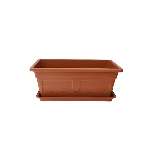 GARDEN MASTERS FLOWER TROUGH w/saucer