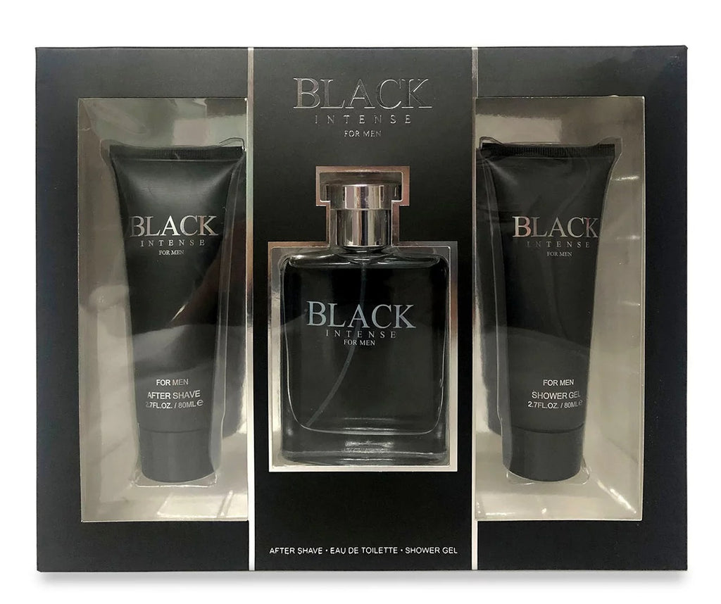 BLACK INTENSE 3PC MEN SET