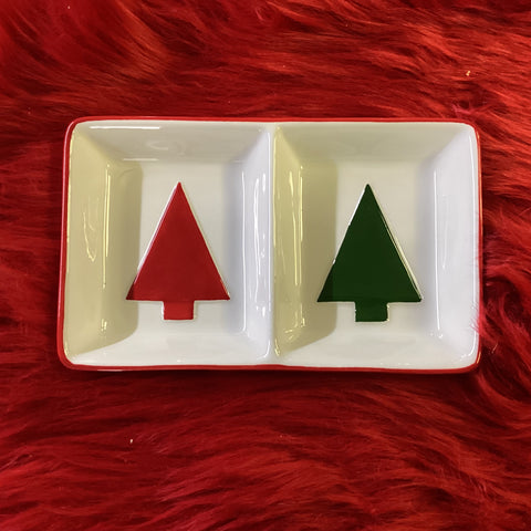 2 DIVISION CHRISTMAS TRAY