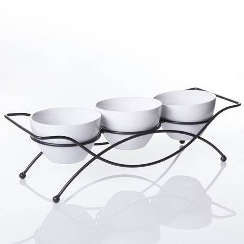 GRACIOUS DINING 4 SECTION STONEWARE SET