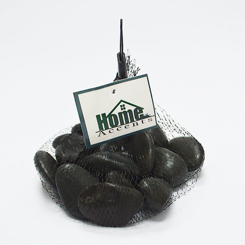 HOME ACCENTS DECORATIVE BLACK STONES