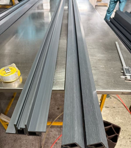 SLATE GREY WPC CORNER JOINER