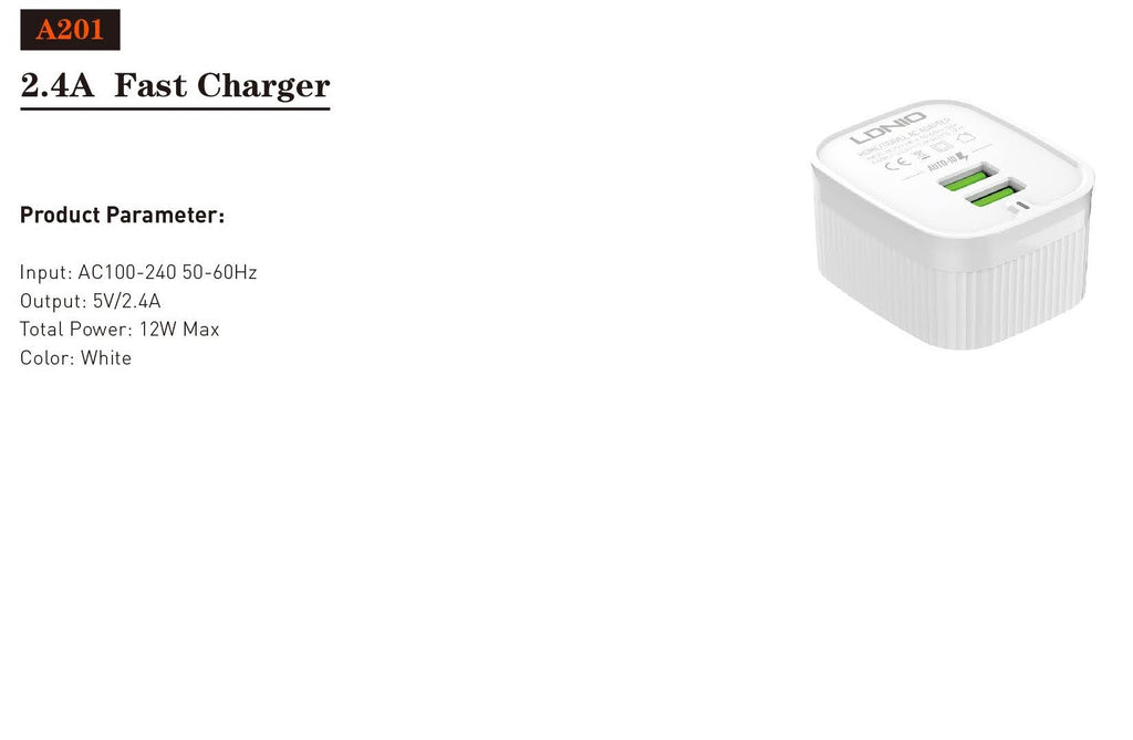 A201 FAST CHARGER USB-A TO MICRO
