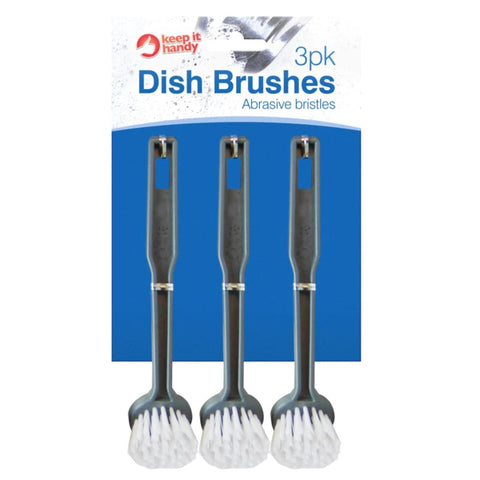 BB0014 DISH BRUSH 3PK ASSORTED