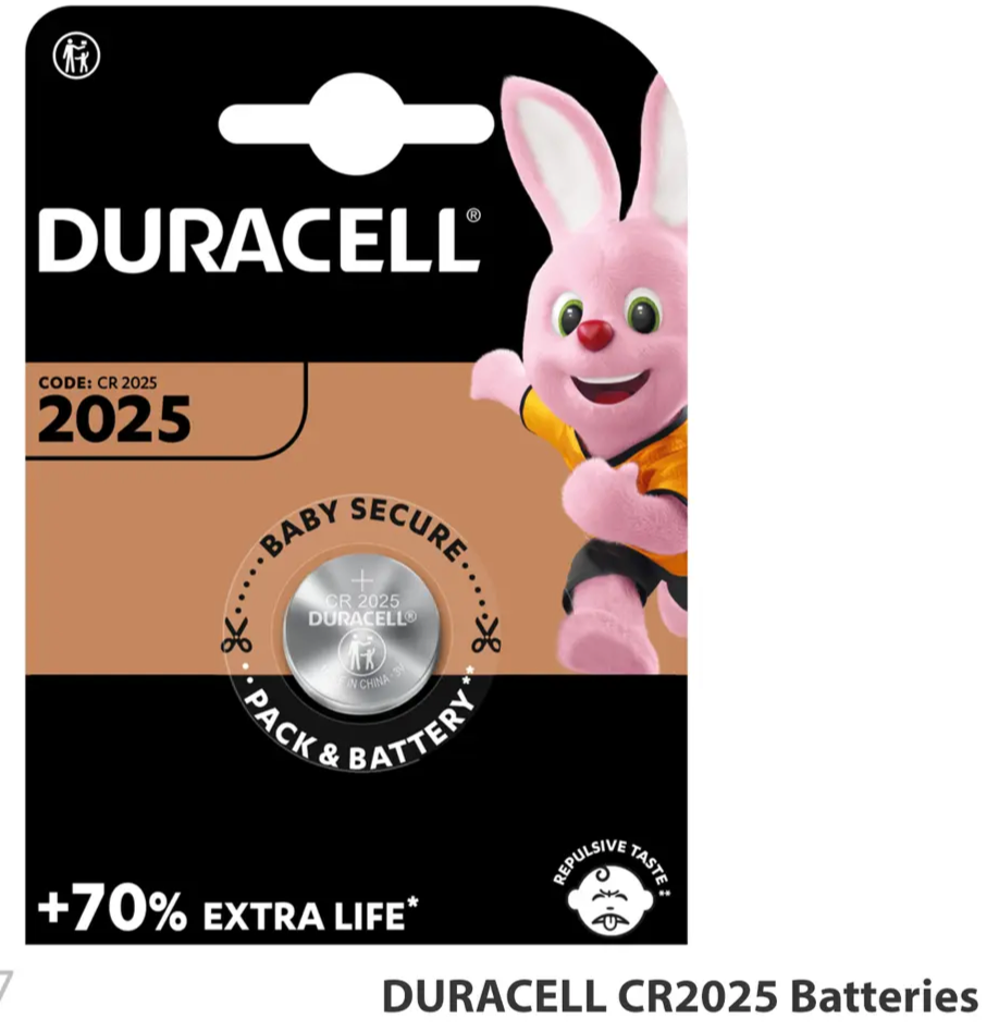 DURACELL BATTERY CR2025 COIN