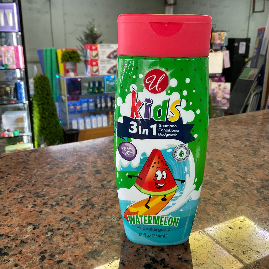 U KIDS 3 IN 1 SHAMPOO WATERMELON