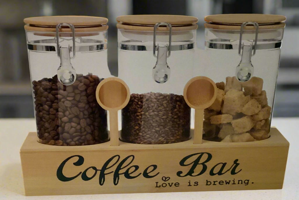 3PC COFFEE BAR SET