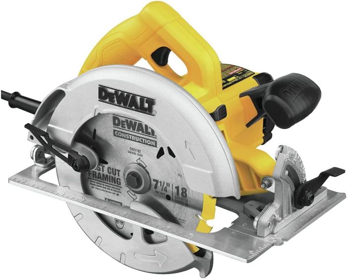 DEWALT SAW CIRCULAR 7-1/4" 15AMP / 1950W MAX 2-9/16" DEPTH OF CUT