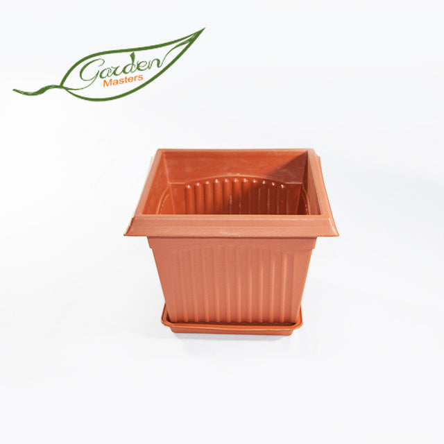 GARDEN MASTERS FLOWER POT w/saucer