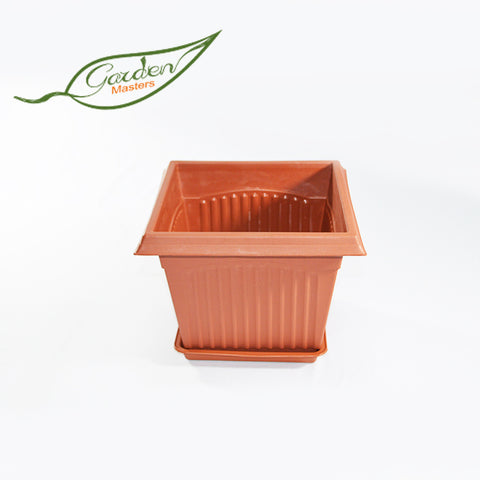 GARDEN MASTERS FLOWER POT w/saucer