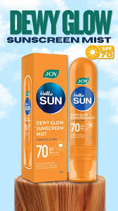 JOY HELLO SUN DEWY GLOW SUNSCREEN MIST