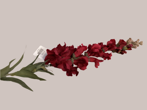 Artificial red flower in stem