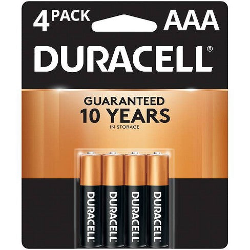 DURACELL BATTERY AAA (4PCS)
