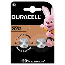 DURACELL CR2032 LI COIN 2PK BATTERY