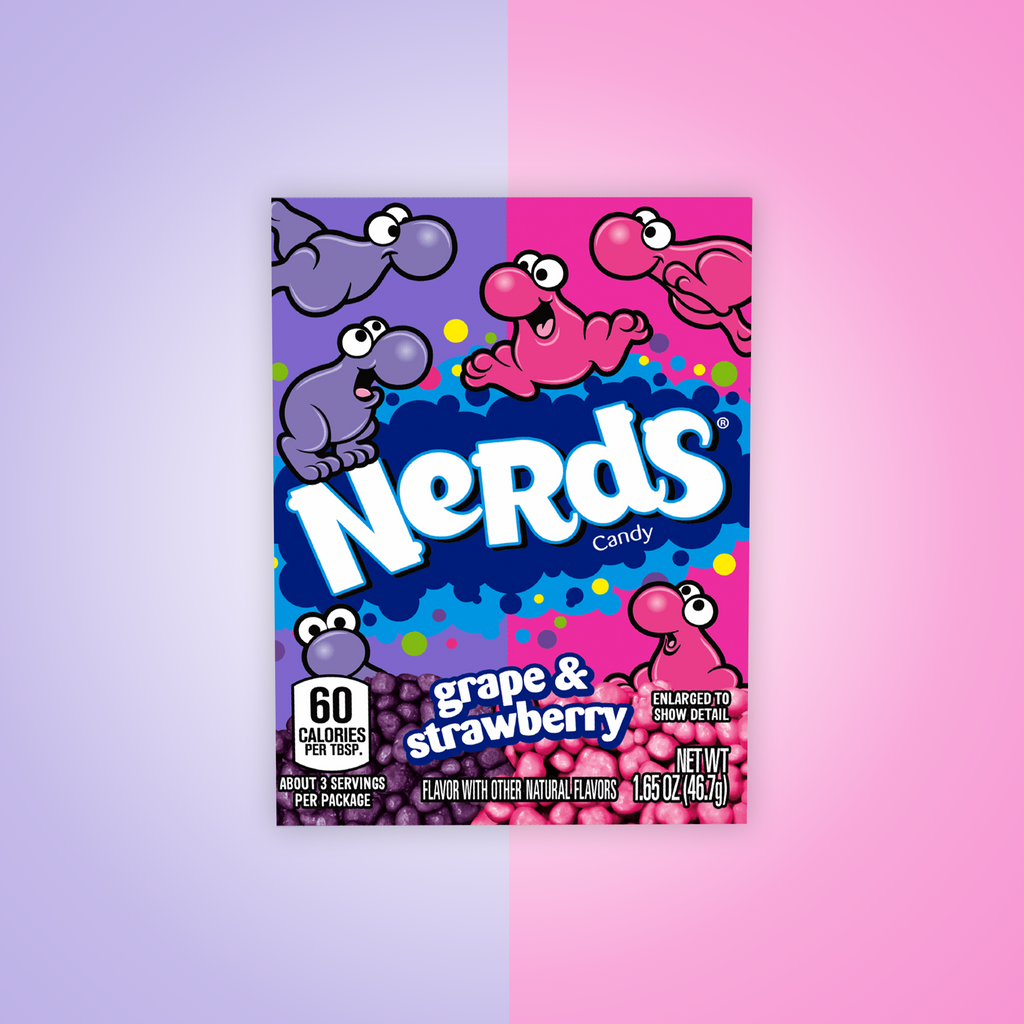 NERDS CANDY (GRAPE & STRAWBERRY)