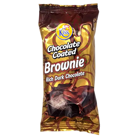 Kiss chocolate coated brown