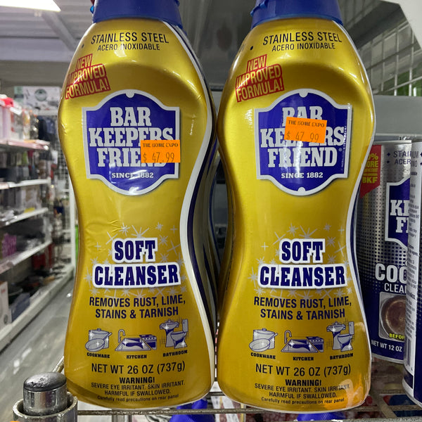BAR KEEPERS FRIEND SOFT CLEANSER THE HOME EXPO