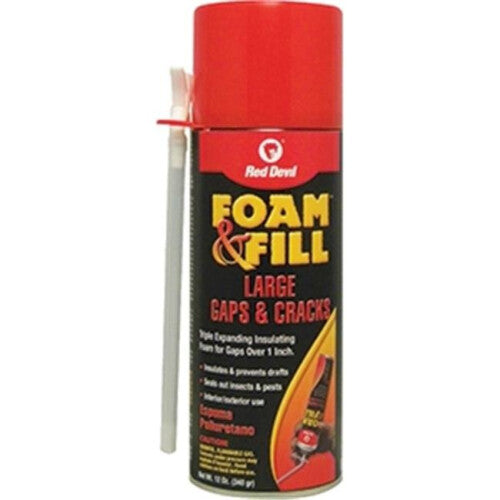 RED DEVIL FOAM & FILL FOAM SEALANT 12OZ
