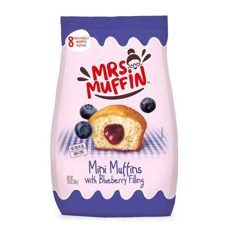 Mrs. Muffin Blueberry Muffins