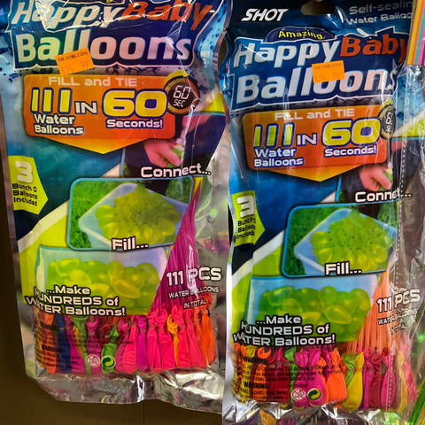 WATER BALLOONS 111 PCS