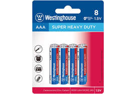 WESTINGHOUSE AAA SUPER HEAVY DUTY BATTERY 4PK