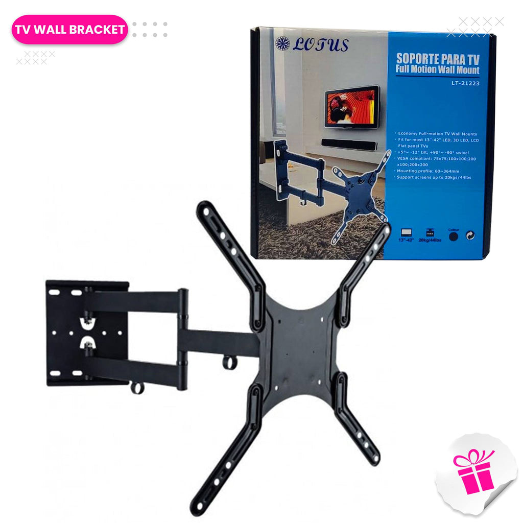 LT-21223 FULL MOTION TV WALL MOUNT BRACKET