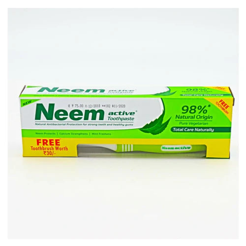 NEEM ACTIVE TOOTHPASTE WITH FREE TOOTHBRUSH THE HOME EXPO neem-active-toothpaste-with-free-toothbrush-the-home-expo