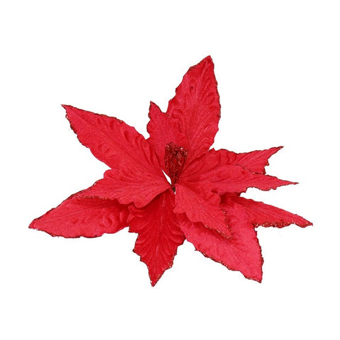 CLIP ON EUCALYPTUS RED VELVET GLITTER