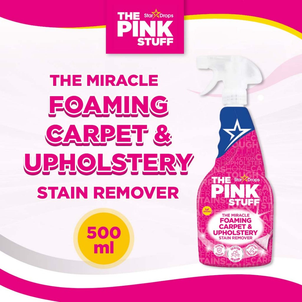 THE PINK STUFF FOAMING CARPET & UPHOLSTERY STAIN REMOVER