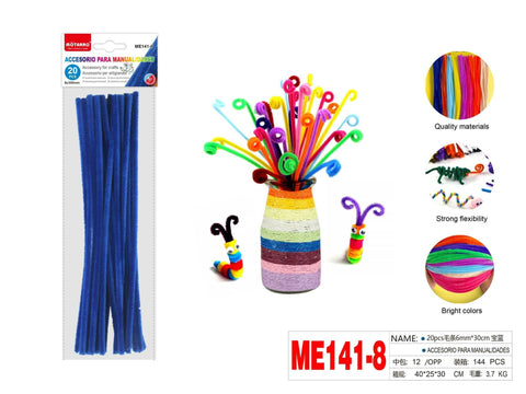 ME141-1 20PC BLACK CRAFT ACCESSORY