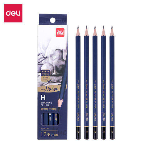 DELI H DRAWING PENCIL (12PCS)