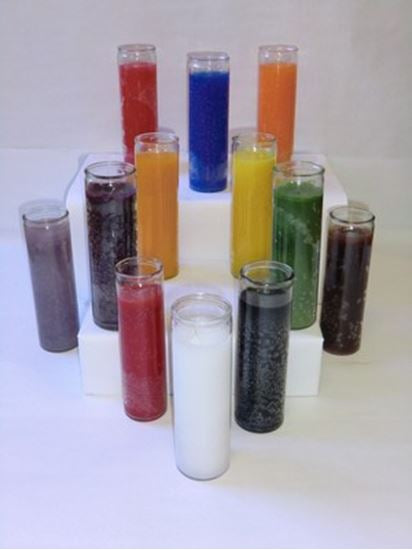 TRADITIONAL 7 DAY CANDLE 8” YELLOW